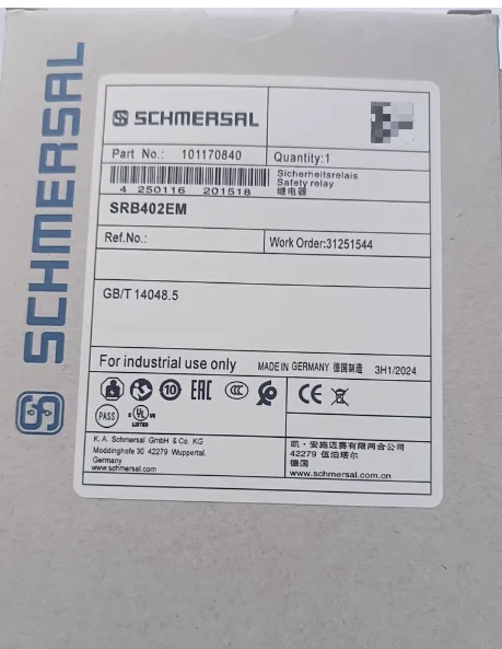 

SRB301ST-24V (V.2) SRB201ZH SRB402EM SRB-E-201ST01 Safety Relay Module 1PCS