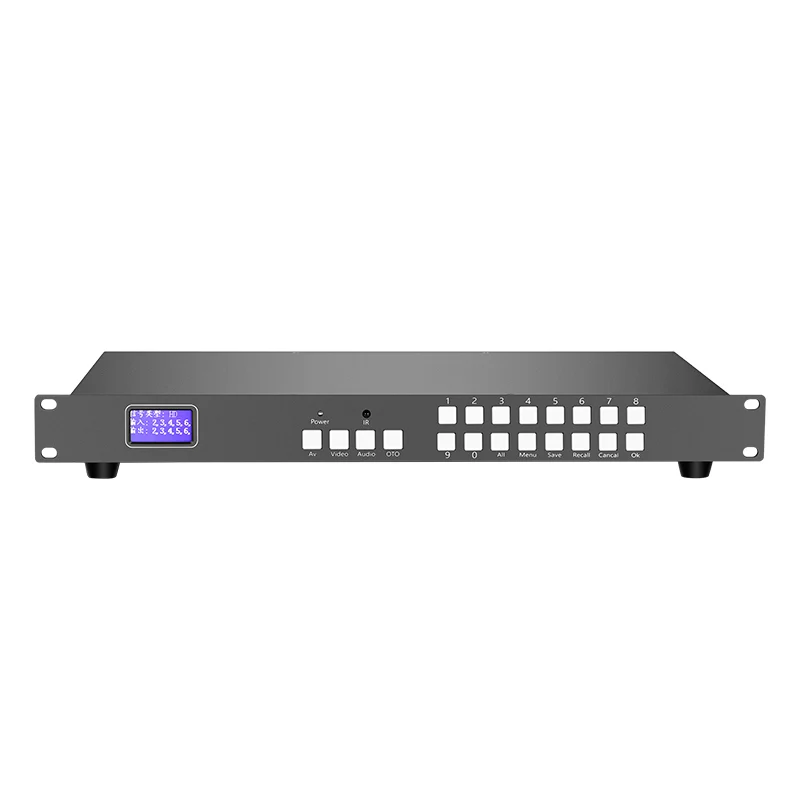 HDMI matrix 4-in 4-out engineering level server host 4K high-definition digital audio and video switch 9/12/24