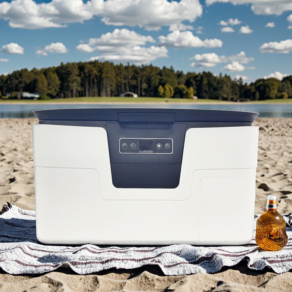 

September Clearance Sale Portable Car Fridge 12V 24V Fast Cooling Compressor Vehicle Freezer Refrigerator for Camping Travel