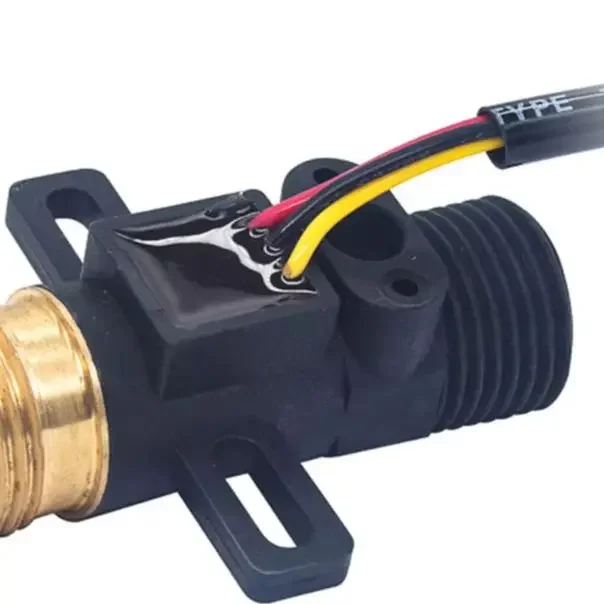 Water Flow Sensor With Hall Effect Technology For Real-Time Monitoring For Water Heaters Industrial Systems