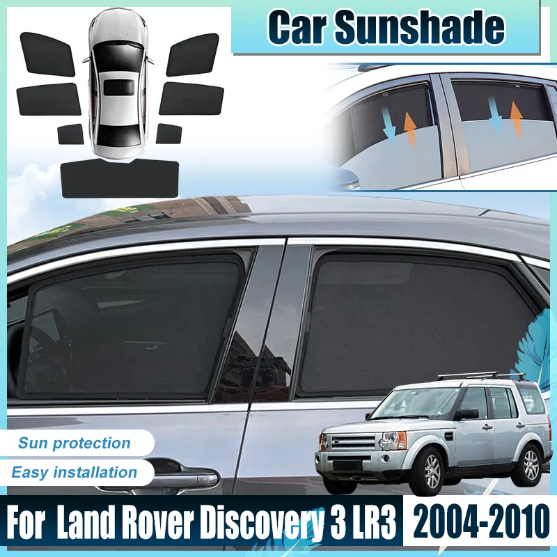 

For Land Rover Discovery 3 LR3 Accessories 2004-2010 Car Window Sun Shade Cover Net light Shield Sun Blocker Screen UV Protector