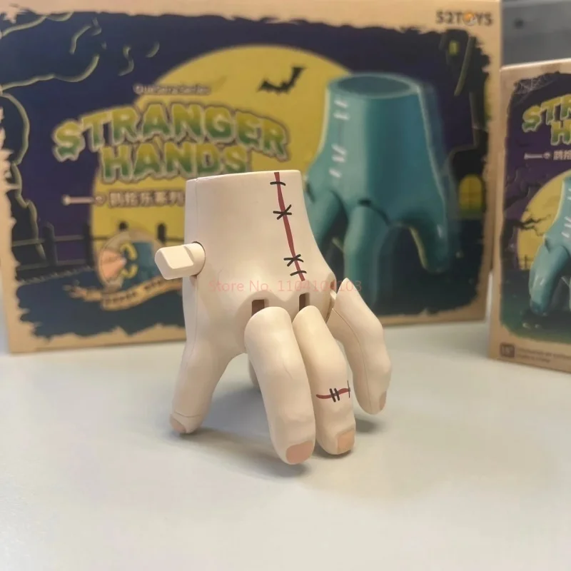 52 brinquedos genuíno super ativado pega pegar mão estranho manipulador móvel caixa cega figura moda brinquedos ornamento presentes