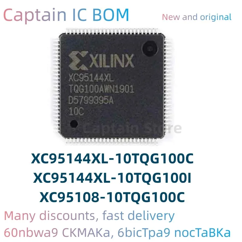 

5PCS XC95108-10TQG100C XC95144XL-10TQG100C XC95144XL-10TQG100I 100% Brand New Original Integrated circuit TQFP100