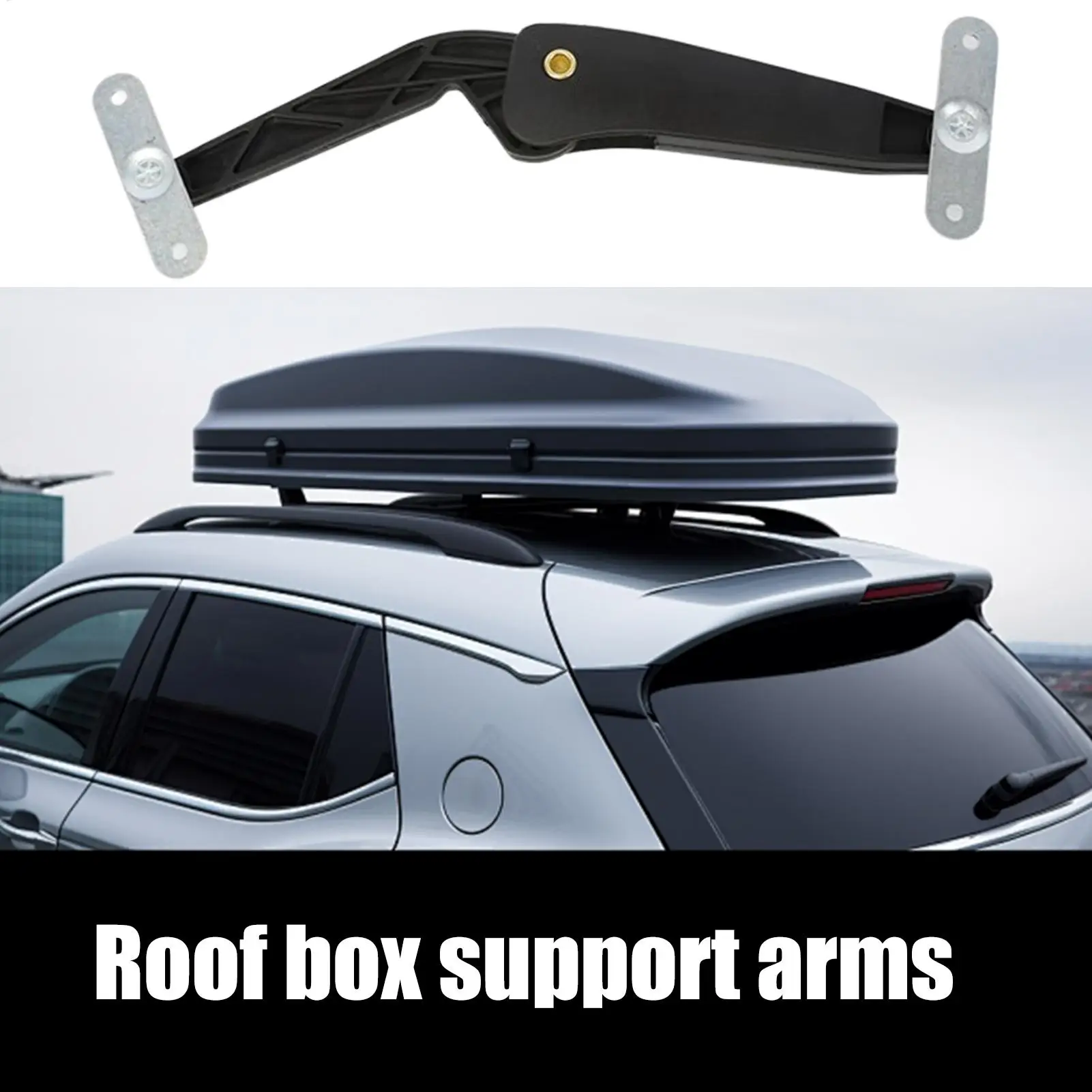 Car Roof Box Support Rack car  Rooftop Shock Absorb Luggage Mount Holder Cargo Carrier Brackets For Truck Van Vehicle Car SUV