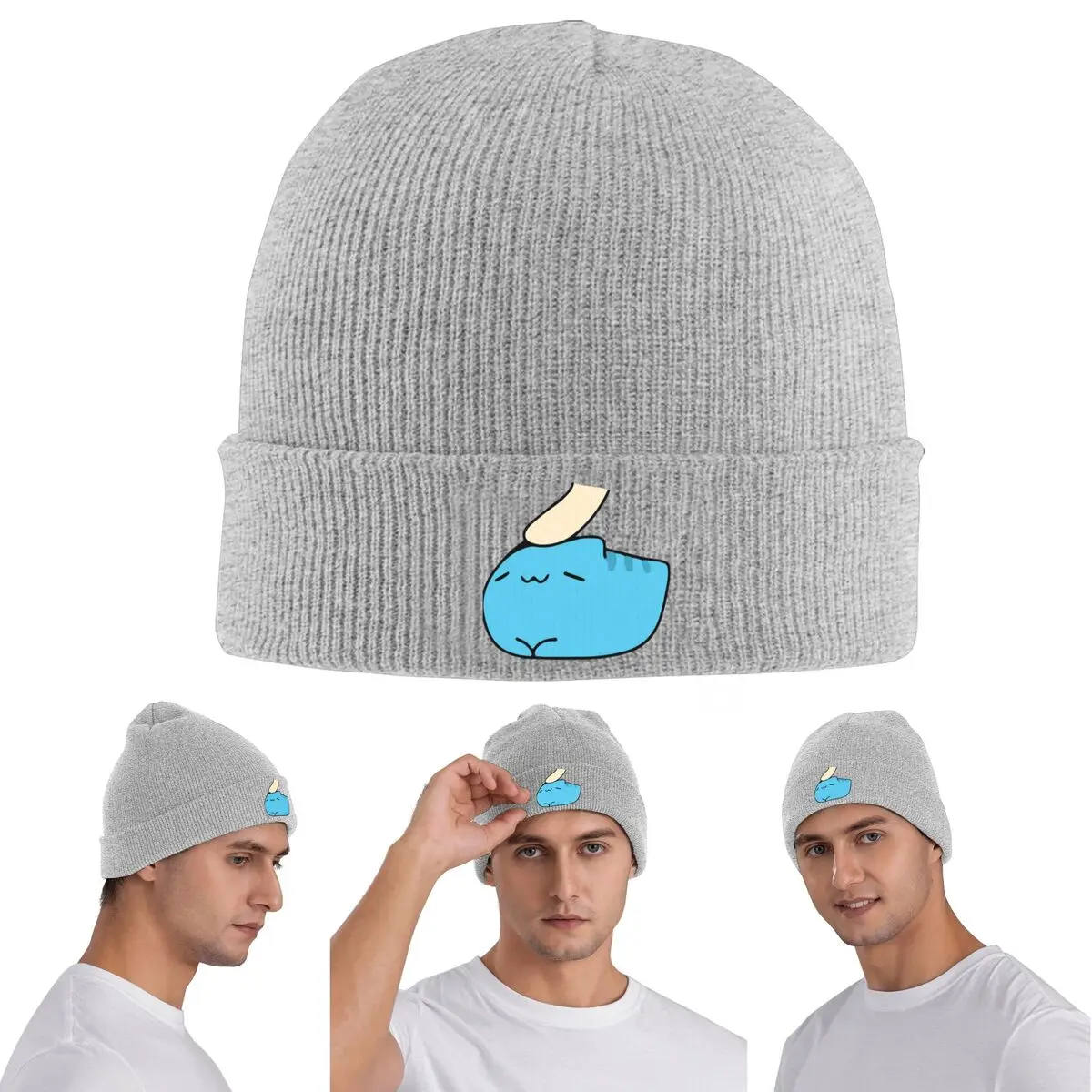 

Comic Cat Bugcat Capoo Bug Cat Теплая вязаная шапка Зимняя вязаная шапка Skullies Шапки Шапки в стиле хип-хоп для унисекс