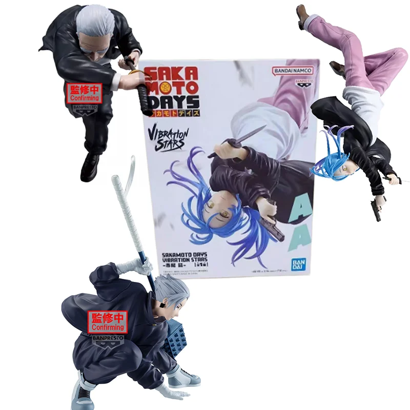 

Genuine Original In Stock Bandai Banpresto Sakamoto Days Vibration Stars Akao Akira Gaku Takamura Anime Figure Model Toys Gift