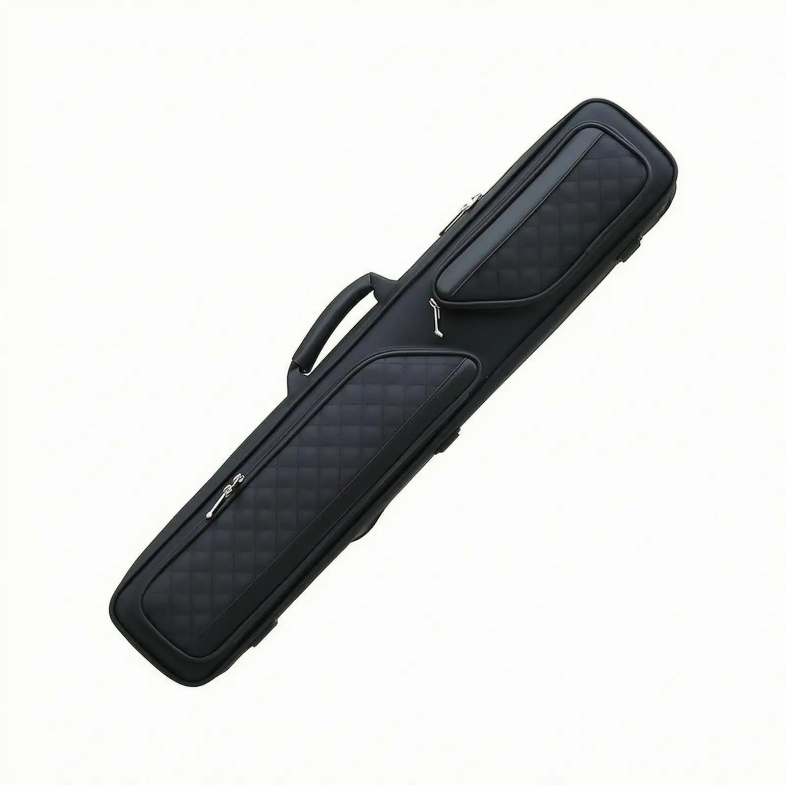 Pool Cue Carrying Case Padded Billiard Stick Bag with Front Pocket for Chalk Tips Accessories Outdoor Snooker Travel