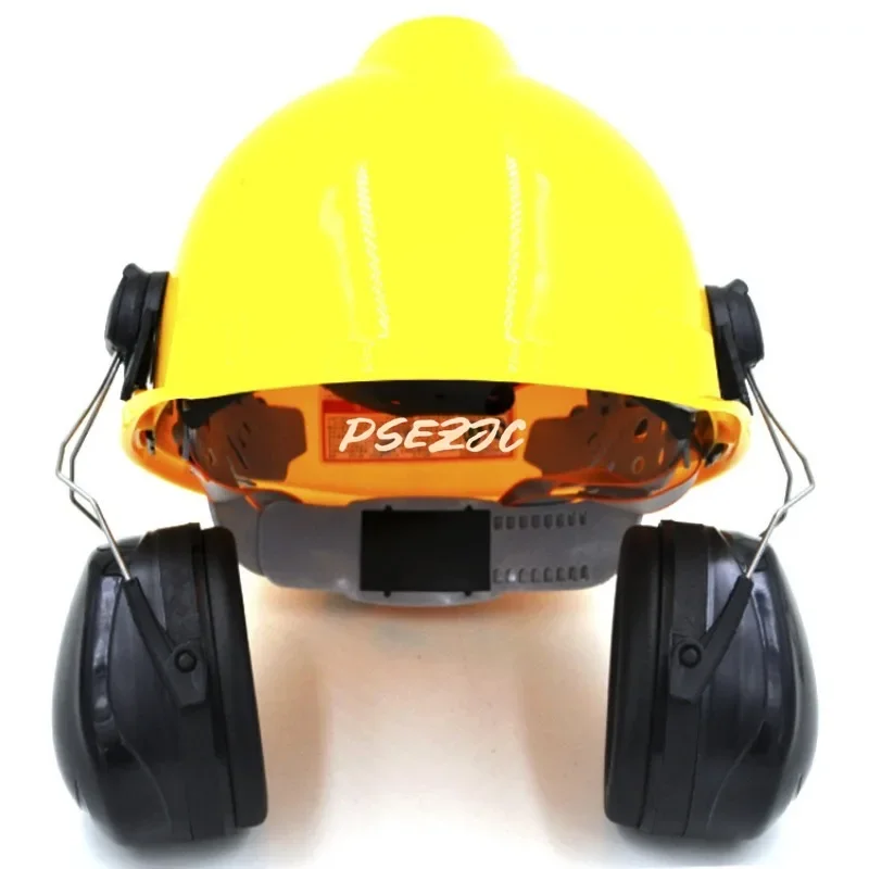 Industrial Hanging Safety Helmet Type Noise Proof Specialized Soundproof Labor Protection Earmuffs for Construction Factories