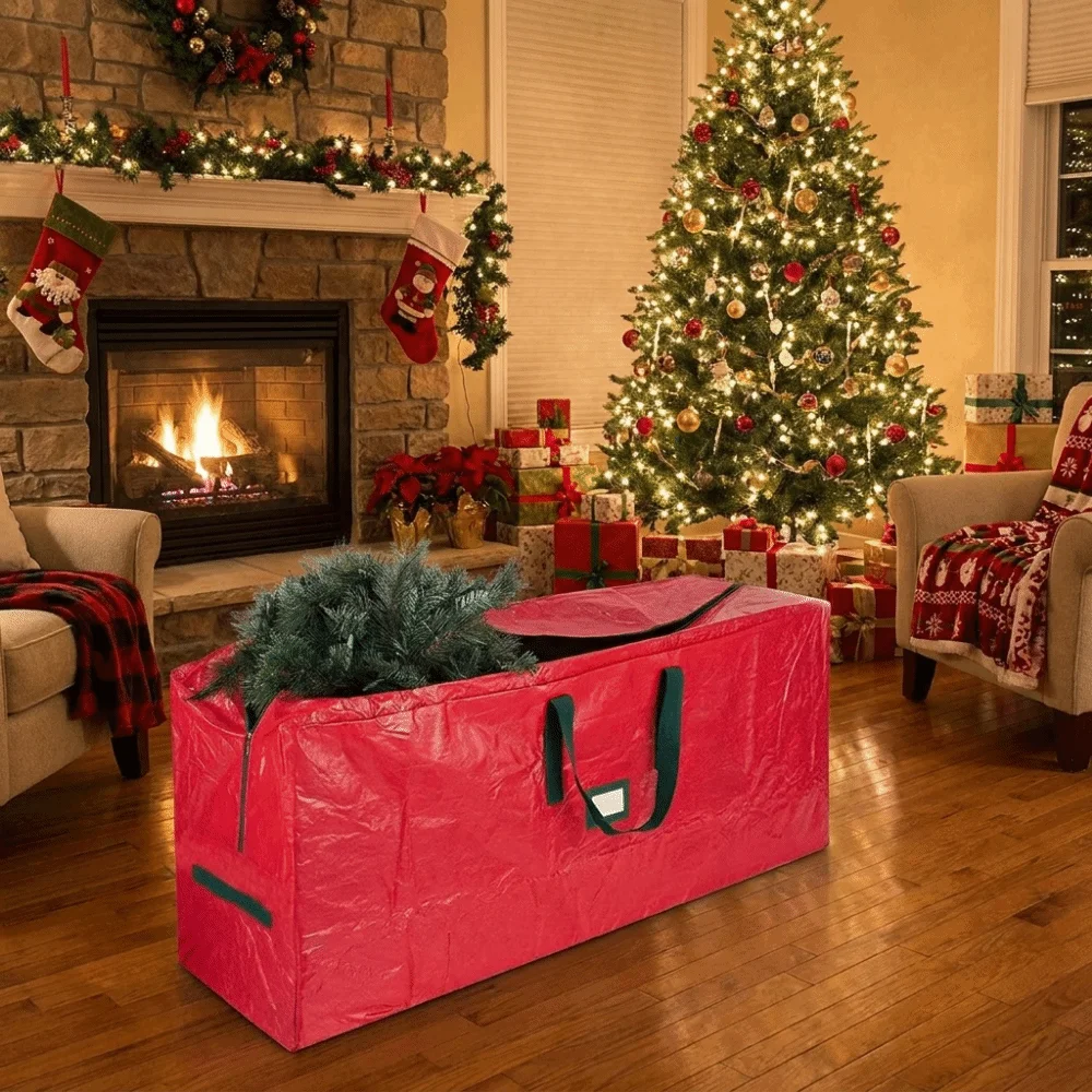 กระเป๋าเก็บต้นคริสต์มาสแบบพับไ - Christmas Tree Artificial บทวิจารณ์และราคา