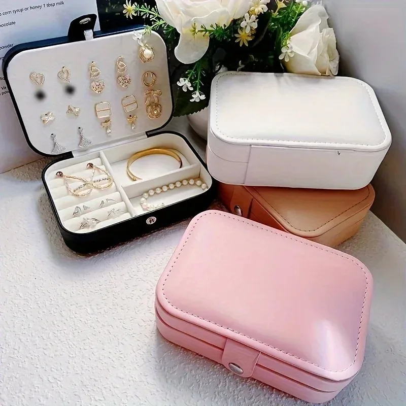 New Fashion Jewelry Organizer Box Multi Layer Storage for Necklace Earring Ring Girls Home