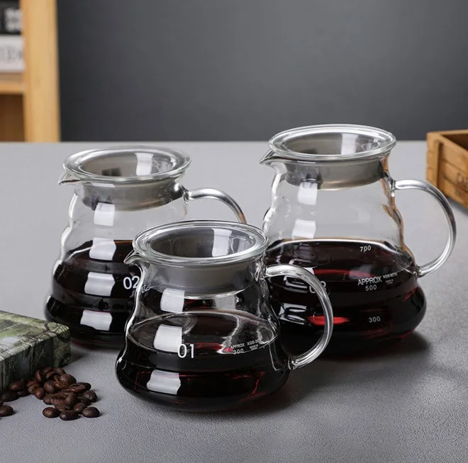 Classic Cloud Pot Heat-resistant High-bounce Acid  Sharing Pot Hand-brewed Coffee Pot Set Tool  Tea Maker