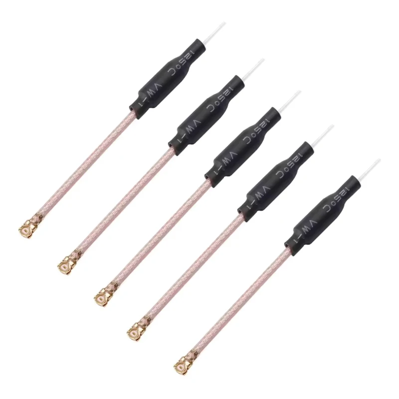 5PCS 6mm/100mm 5.8G 2dBi U.FL IPEX Omni-Directional Brass FPV Antenna RG178 RC Drone