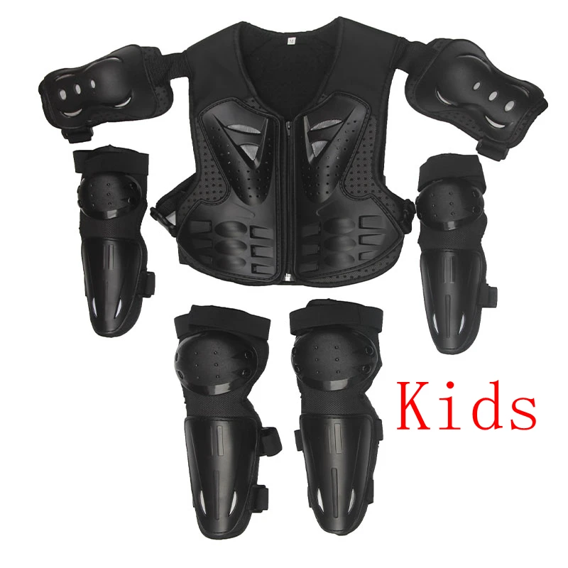 Kids Protective Gear Motorcycle Racing ATV Dirt Bike Jacket Elbow Clother Kneecap protector armour