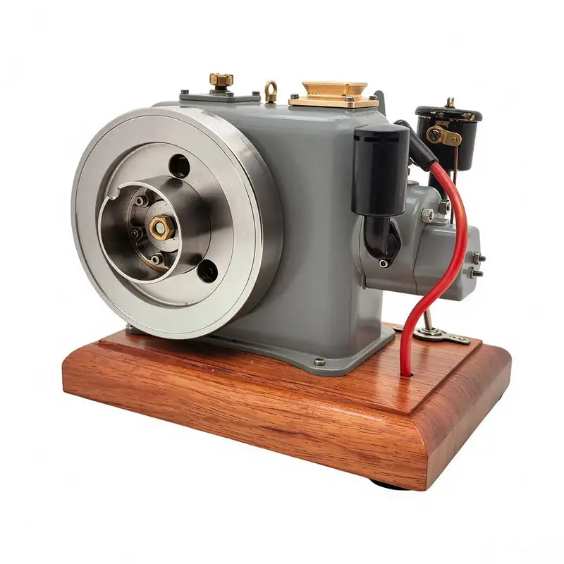 RETROL Miniature Water Cooled Four Stroke Engine Metal Construction Compatible with Electric Drill Starting RTR Engine Model Toy