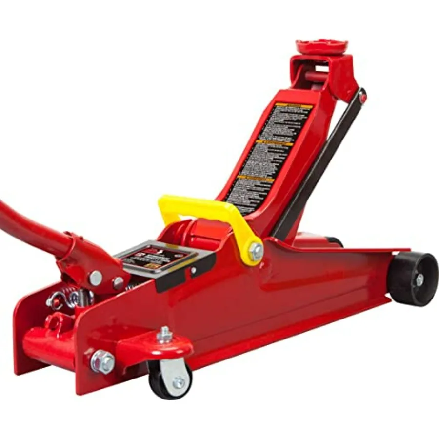 

2.5 Ton Low Profile Hydraulic Trolley Jack Red for Heavy Duty Vehicle Lifts Durable Steel Construction with High Ccity and Comp