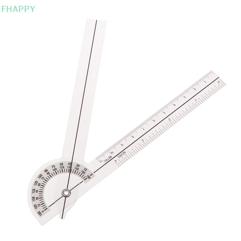 Cheap Wholesale PVC Medical Finger Goniometer Plastic Protractor 180 Degree Angle Ruler Finger Ruler