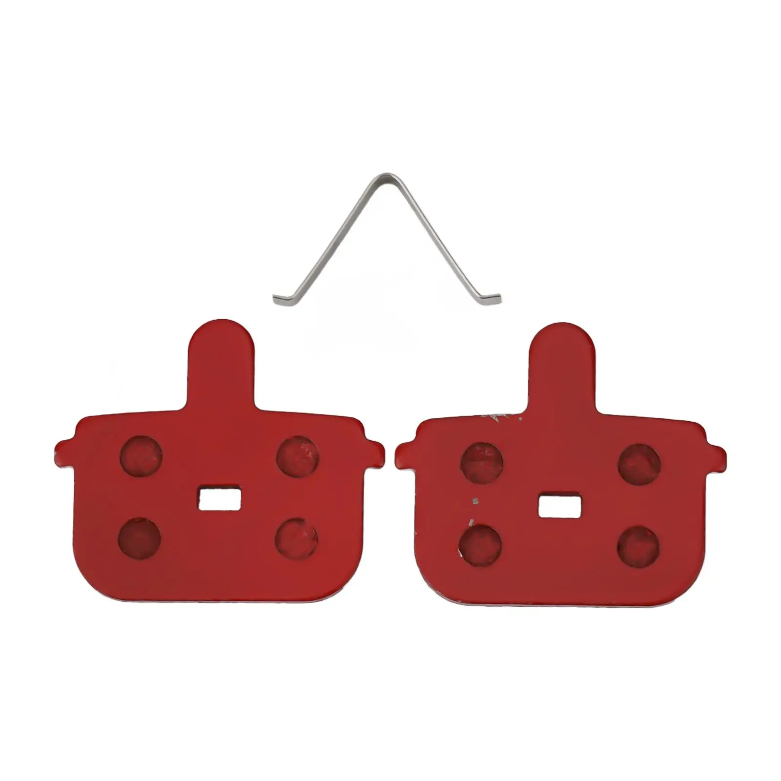 1Pair Disc Brake Pads 29.5x29x4mm Semi Metal Rectangular Hollow Red Brake Pads For Kugoo G-booster Electric Scooter Brakes Parts