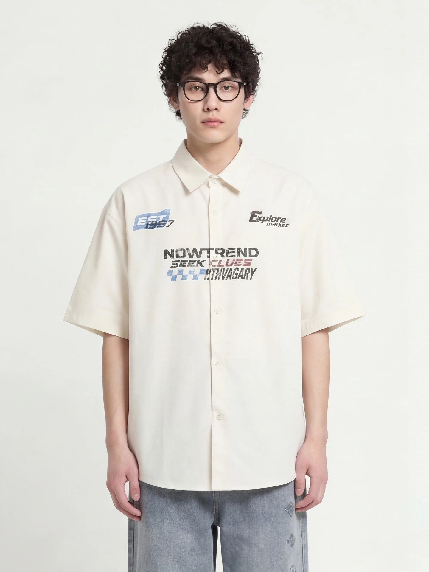 from-racing-che-printed-ort-sve-irt-men's-faion-casual-top-fr-brand-new-condition