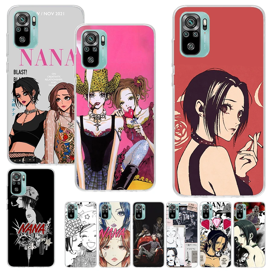 NaNa Osaki Anime Print Soft Case for Xiaomi Redmi 12 12C 10 10A 10C 9 9A 9C 9T 10X Phone Shell 8 8A 7 7A 6 Pro 6A S2 K20 Cover