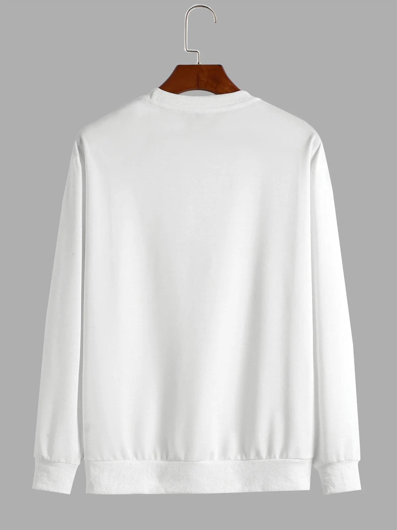 سويت شيرت رجالي، علم نرويجي ونمط جبل الثلج ونص "NORWAY OUTDOOR"، ملابس يومية غير رسمية للخريف والشتاء