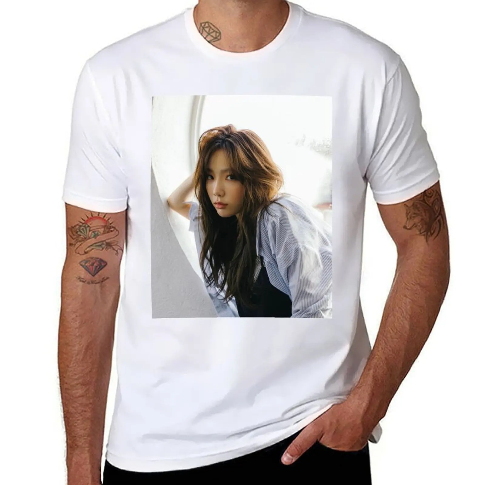 

MY VOICE TAEYEON T-Shirt t shirt man luxury t shirt men 100% cotton luxury brand t shirt man designer T-Shirt