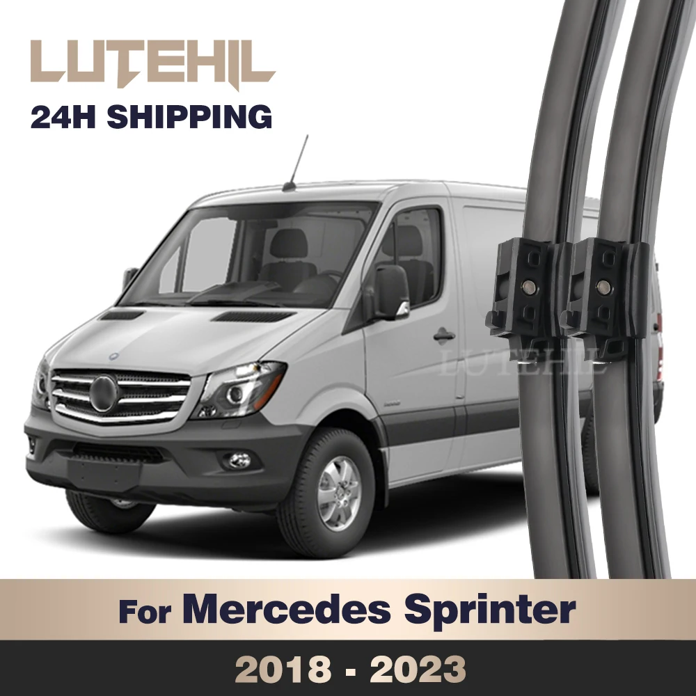 

For Mercedes Benz Sprinter W907 W910 2018-2023 2019 2020 2021 2022 Wiper Front Wiper Blades Windshield Windscreen Window 26"+24"