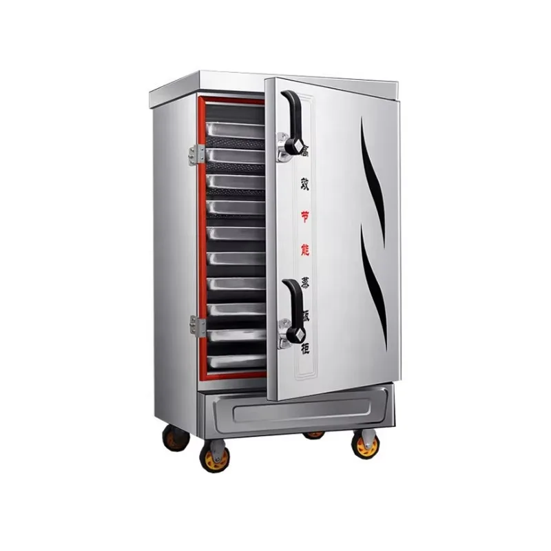 

Customized Hotels Digital Display Electric Electric and Gas Heating Rice Steamer Cabinet Intelligent Timing Food Cooker