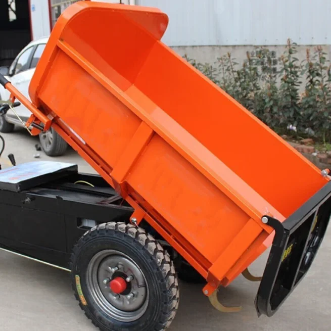 شاحنة قلابة كهربائية صغيرة ثلاثية العجلات 1000 كجم شاحنة قلابة كهربائية للتعدين