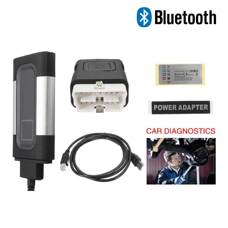 AUTOCOM with Bluetooth V9 Dual Board V2021.11 DS150 Car Truck Diagnostic Instrument