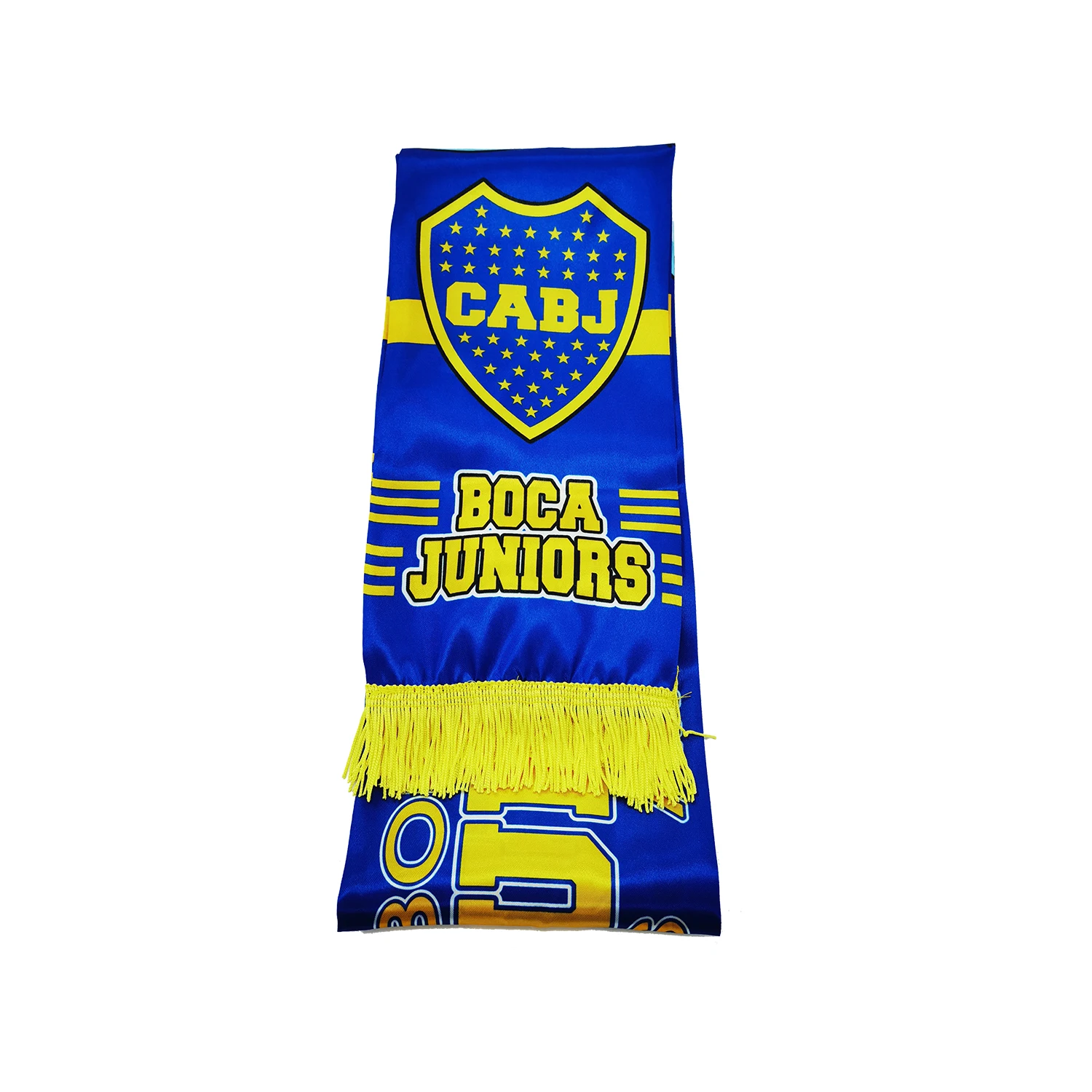 15x150cm Double Side Printing Satin Football Soccer Fans Boca Juniors Scarf Silk flags banner