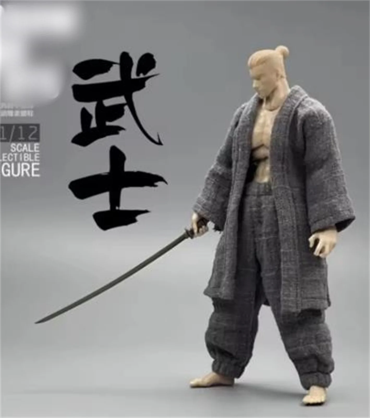 

1/12 Scale samurai suit 1/12 Scale Trendy Samurai Clothing Set Model for 6'' Anime Male Solider Action Figure