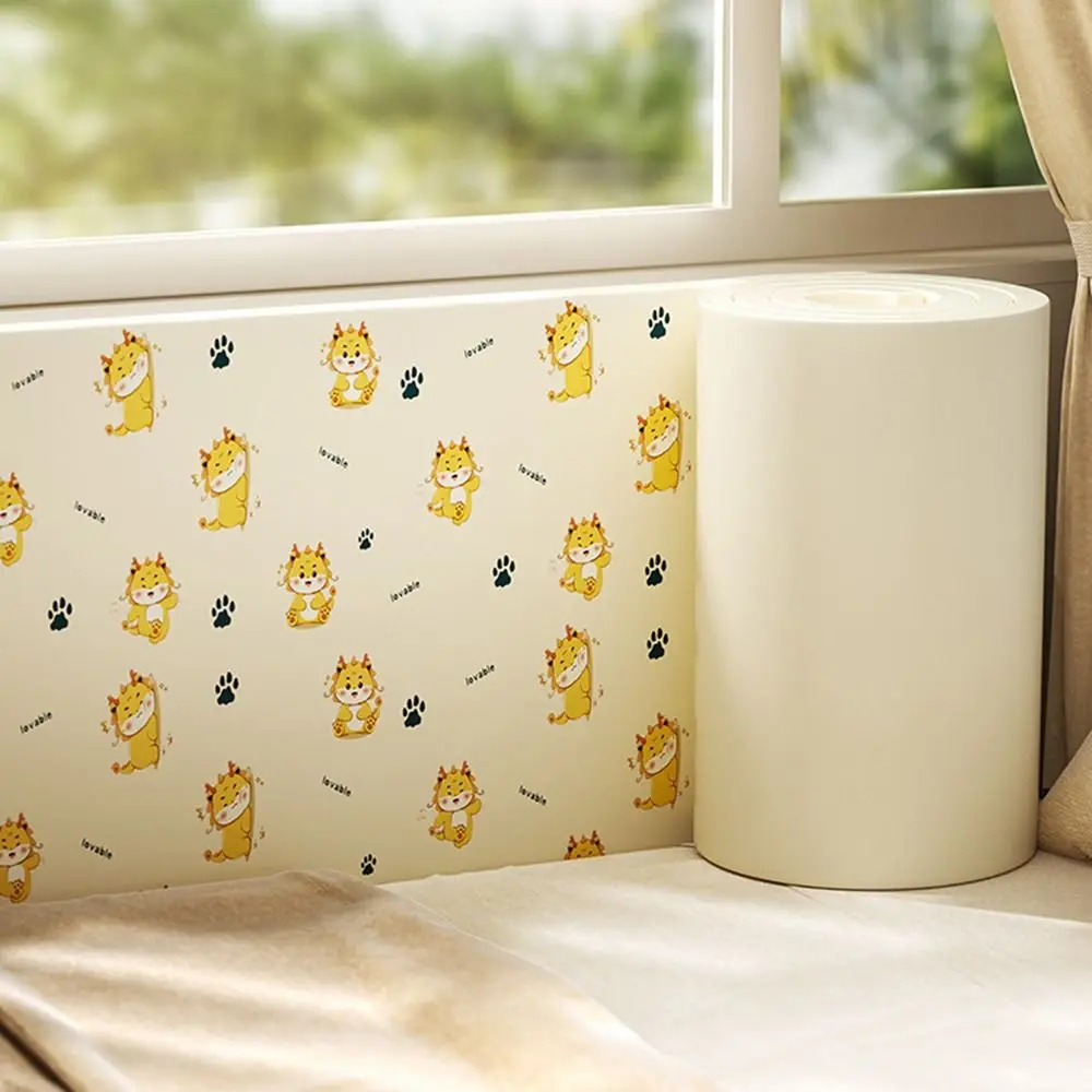 ポータブル2mデスクエッジガードストリップ漫画風厚みのある壁コーナープロテクター自己粘着ソフトフォームバンパー赤ちゃんの安全対策用