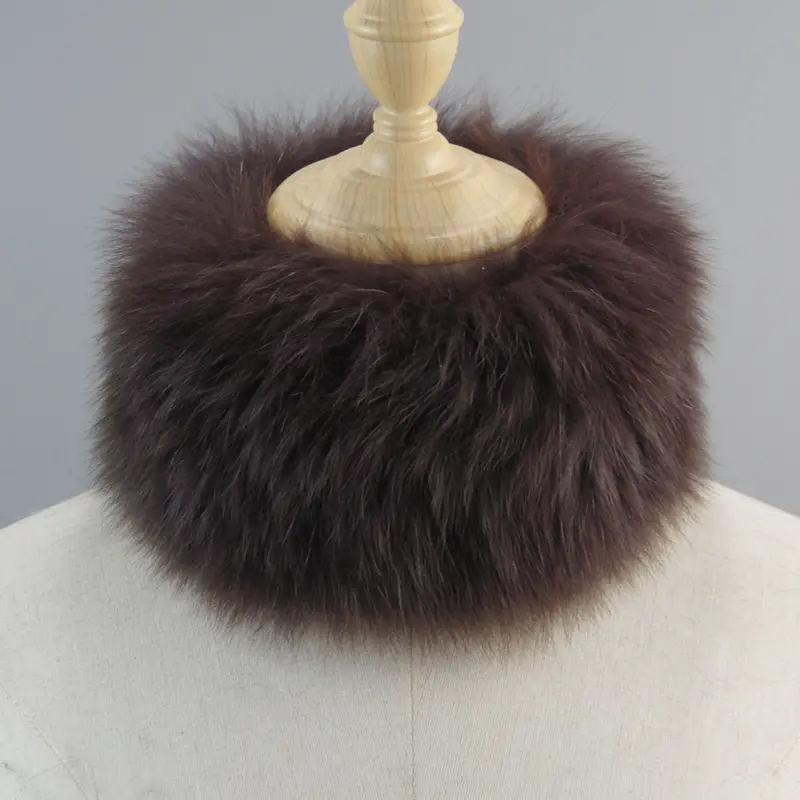 2026 Hot Sale Women Real Fox Fur Scarf Fur Headbands Good Elastic Winter Luxury Neck Warmer Natural Fur Mufflers Ring Scarves - Image 17