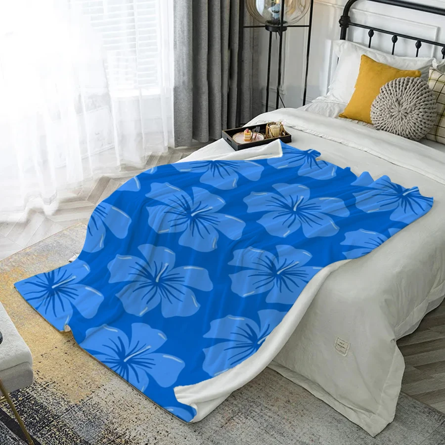 

Одеяло с цветочным узором, фланелевое покрытие из микрофибры, одеяло для спальни, гостиной, дивана, мягкое и удобное украшение для дома