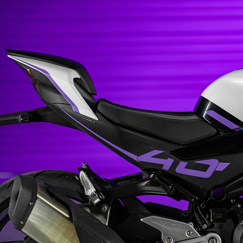 Suitable for CFMOTO 450SR SRS Violet Racing Graphics High-Fit Anti-Wear Long-Lasting Waterproof Decor Mod Kits