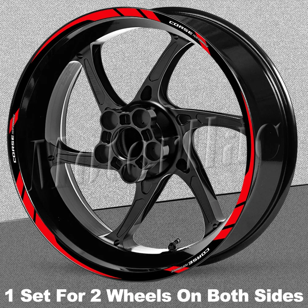 Für Ducati Hypermotard 950 Diavel V4 Multistrada 1200s Panigale Monster 696 Motorrad Streifen-Radaufkleber Zubehör – Detail 7