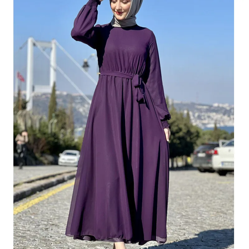 Eleganckie Abayas dla kobiet, dubajskie luksusowe Abaya, Kaftan, szyfonowe sukienki muzułmańskie, islamskie kaftany, damskie ubrania