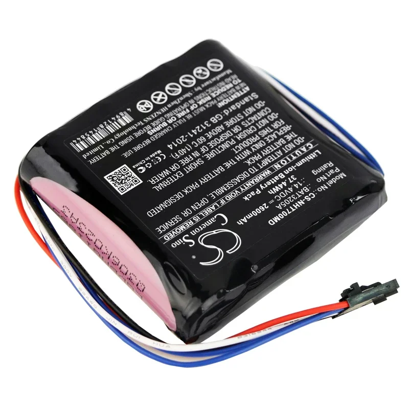 Medical Battery For Newport:BAT3205A,HT70 Ventilator,HT70 Plus,HT70,--2600mAh / 37.44Wh--14.40V--Li-ion - Image 3