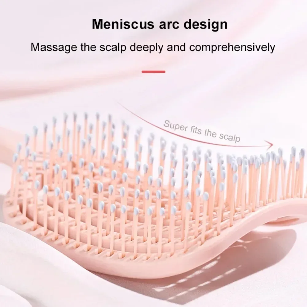 

Relaxing Elastic Massage Comb Hollow Out Detangling Hair Brush Scalp Massage Combs Fast Blow Drying Detangler Hair Styling Tools