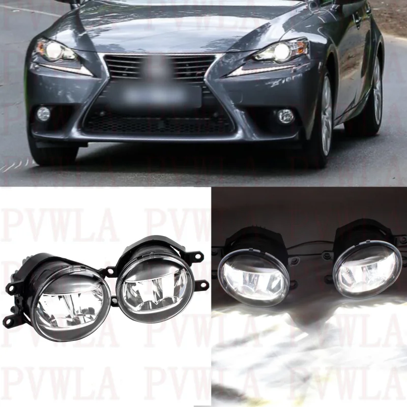 

Front Bumper LED Fog Light Lamp With Bulbs 81220-0802 81210-0802 For Lexus IS250 IS350 2014 2015