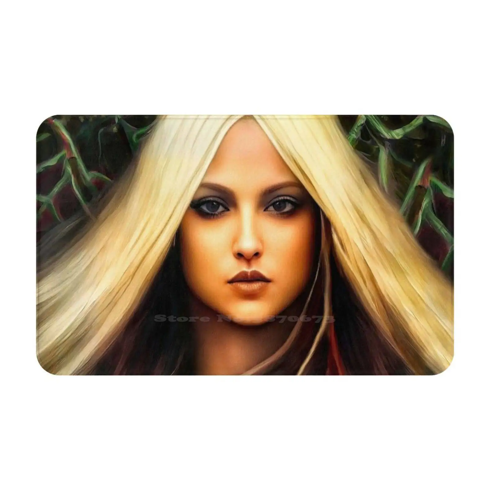 Spirit Of The Banshee 2 Soft Cushion Car Home Carpet Door Mat Spirit Banshee Irish Mythology Ghost Halloween Female Beautiful