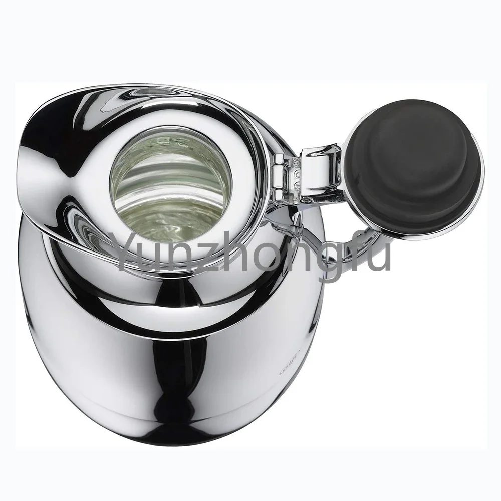 Black Diamond Chrome-Plated Vacuum Glass Insulation Pot Household Thermos Coffee Pot Teapot