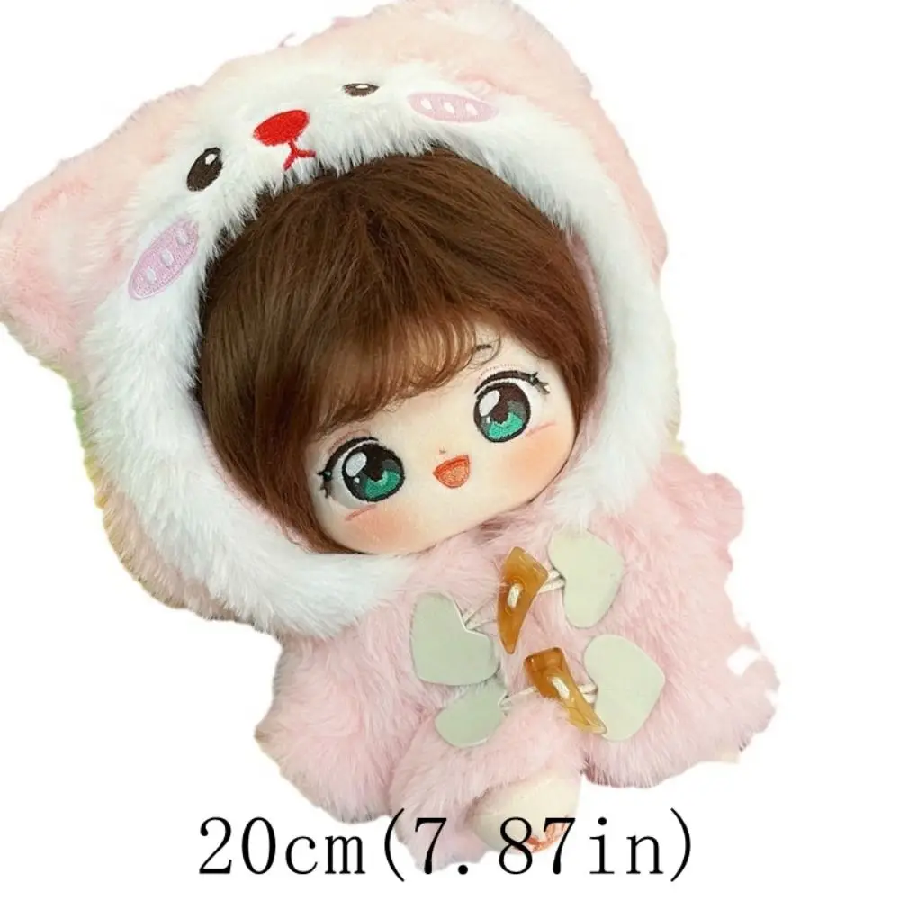 Cartoon Cat 20 cm Vestiti per bambole in cotone Cappotto Abbigliamento Vestiti per bambole Bella vestire senza attributi Vestiti per bambole