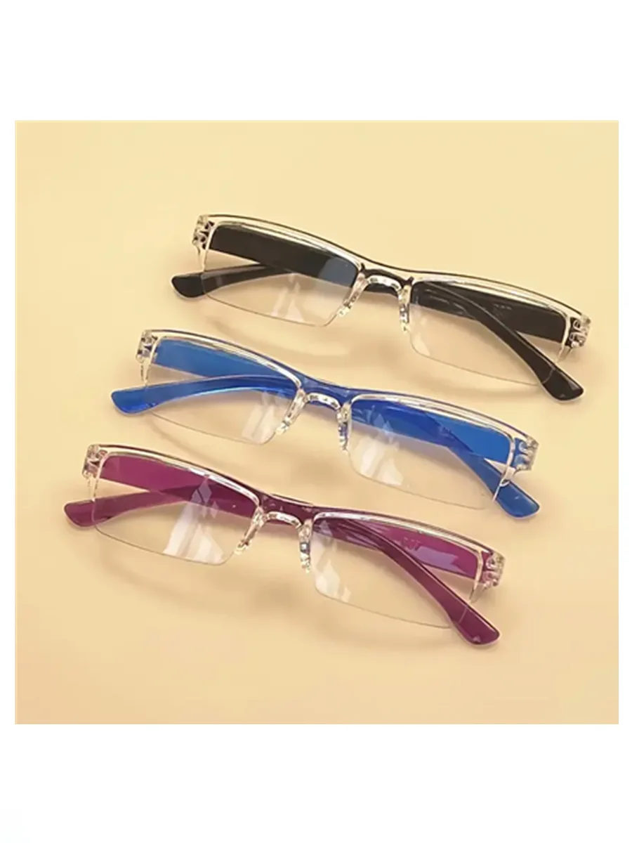 6-teilige Lesebrille, ultraleichte HD-Lesebrille für Damen und Herren – stilvoller quadratischer Rahmen, tragbares Design, verstellbar – Detail 1