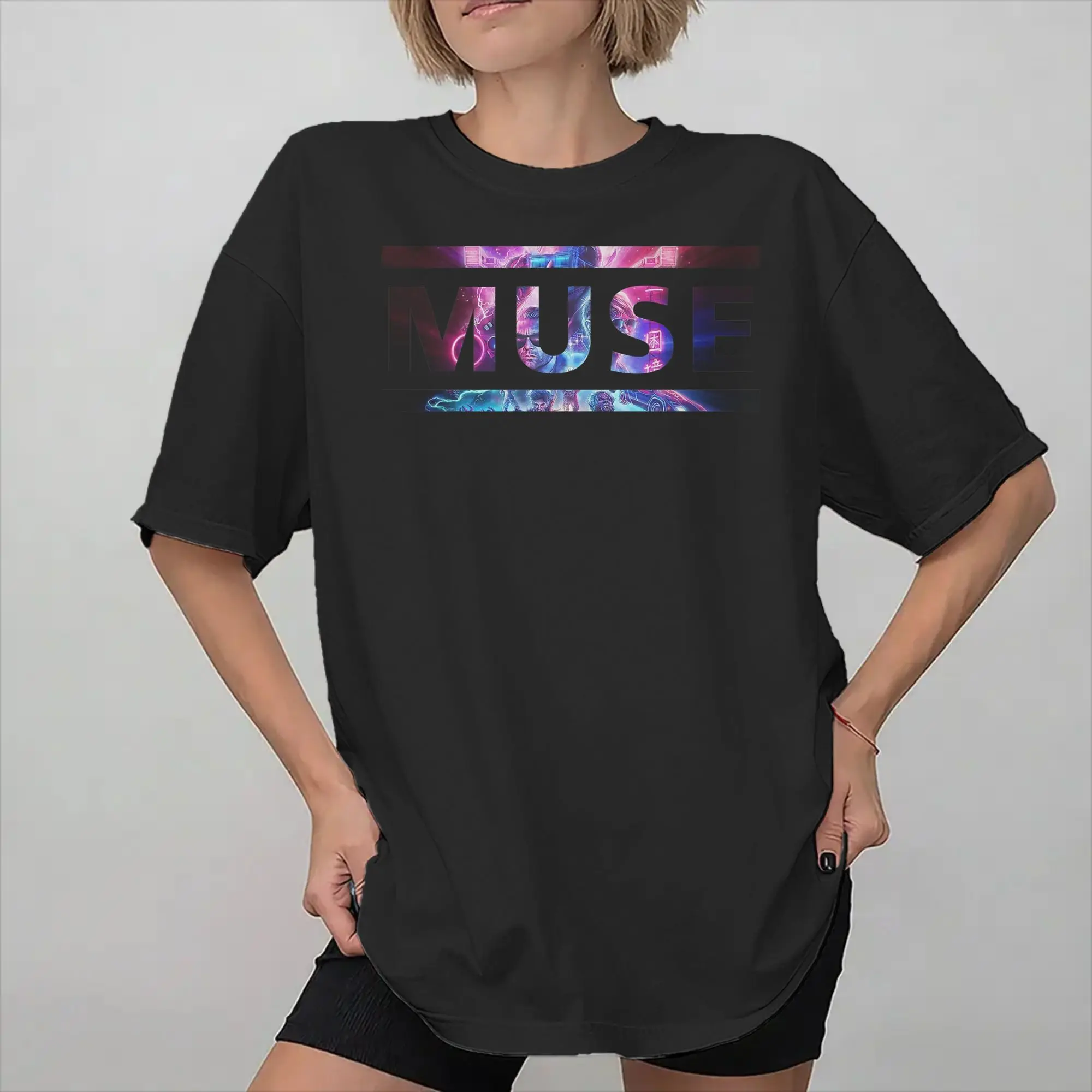 Men Women MUSE The Wow! Signal Europa Tour 2026  T Shirt Pure Cotton Printed Tee Shirts  Top Clothing