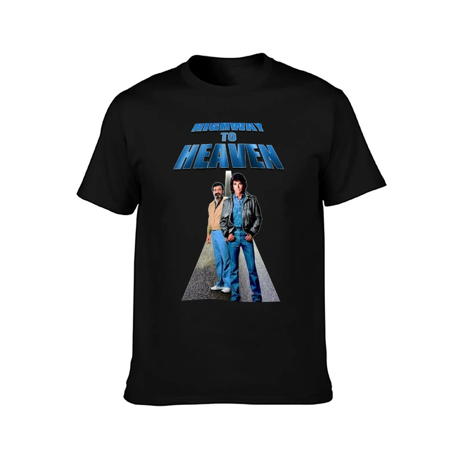 Retro 80s Jonathan Smith Highway to Heaven Tribute T-Shirt Summer Casual Cotton Tee Oversized Streetwear Tops 100% Cotton