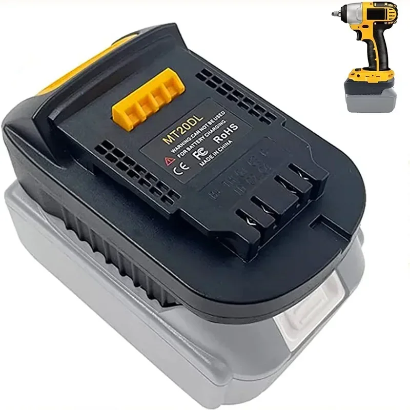 

MT20DL Battery Adapter for Makita 18V Switch for Dewalt 18V 20V Tools Converter for Makita Bl1830 Bl1860 Lithium-Ion Batteries