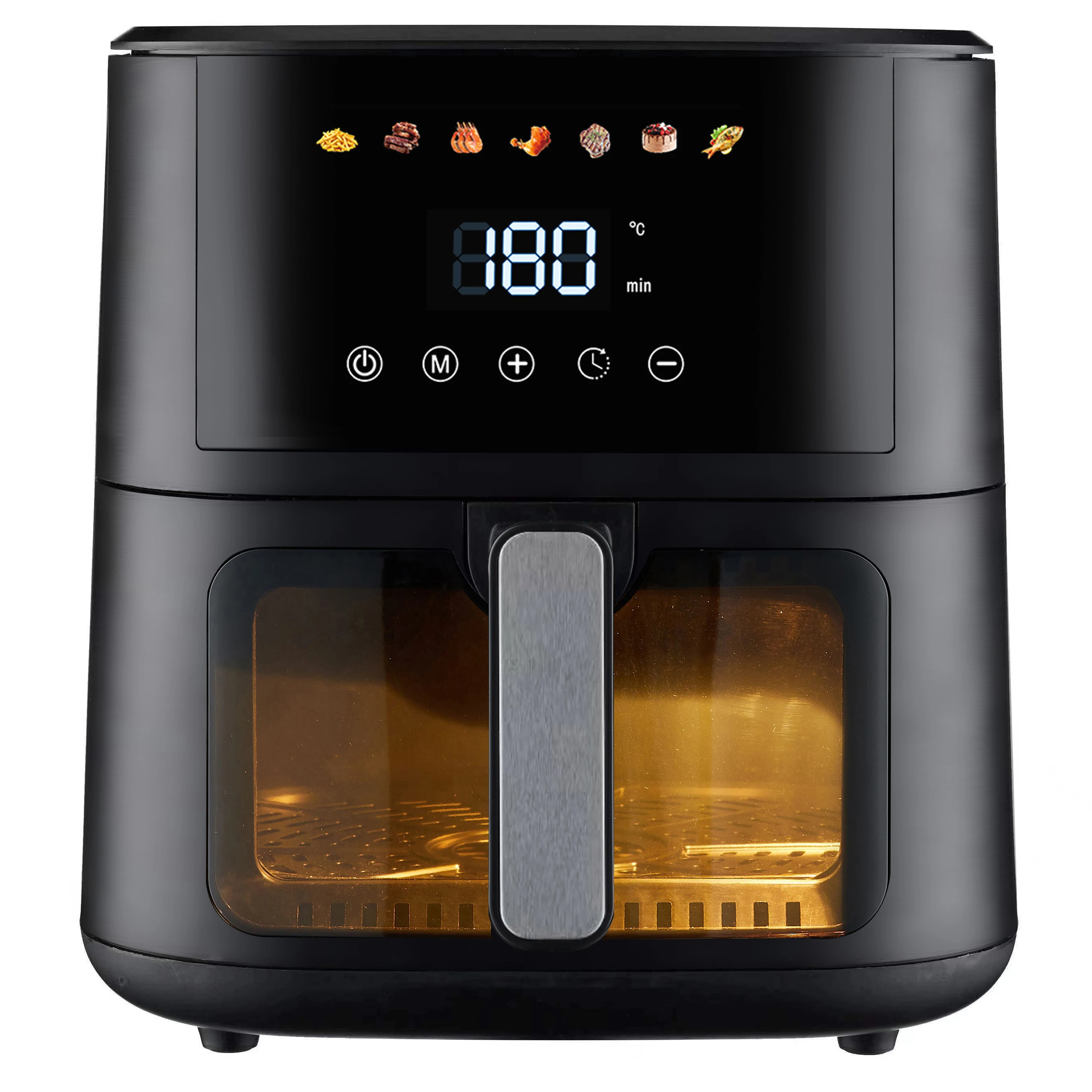 

2026 New Model Multi-functional Air Fryer Large Size 6L 8L Pot LED Newest Kitchen Appliance with Rapid Smart Air Fryer Electric