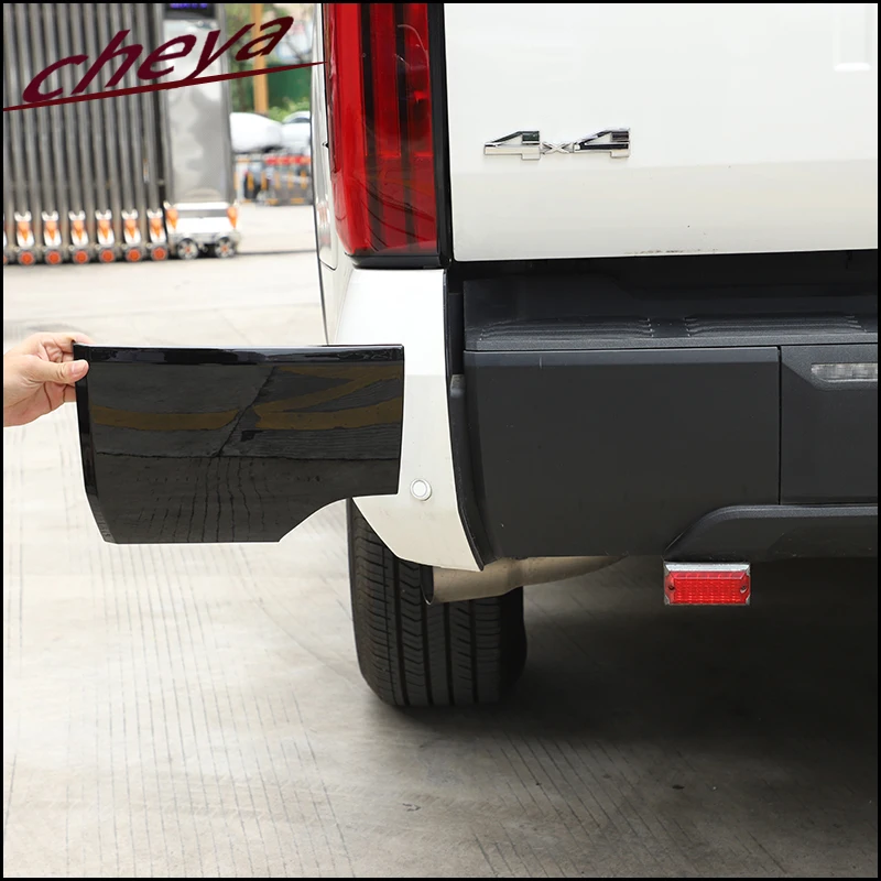 

x2 ABS Plastic Rear Bumper Side Decorative Panel Modification Surrounding Fender Stickers for Toyota Tundra Pickup 2022+