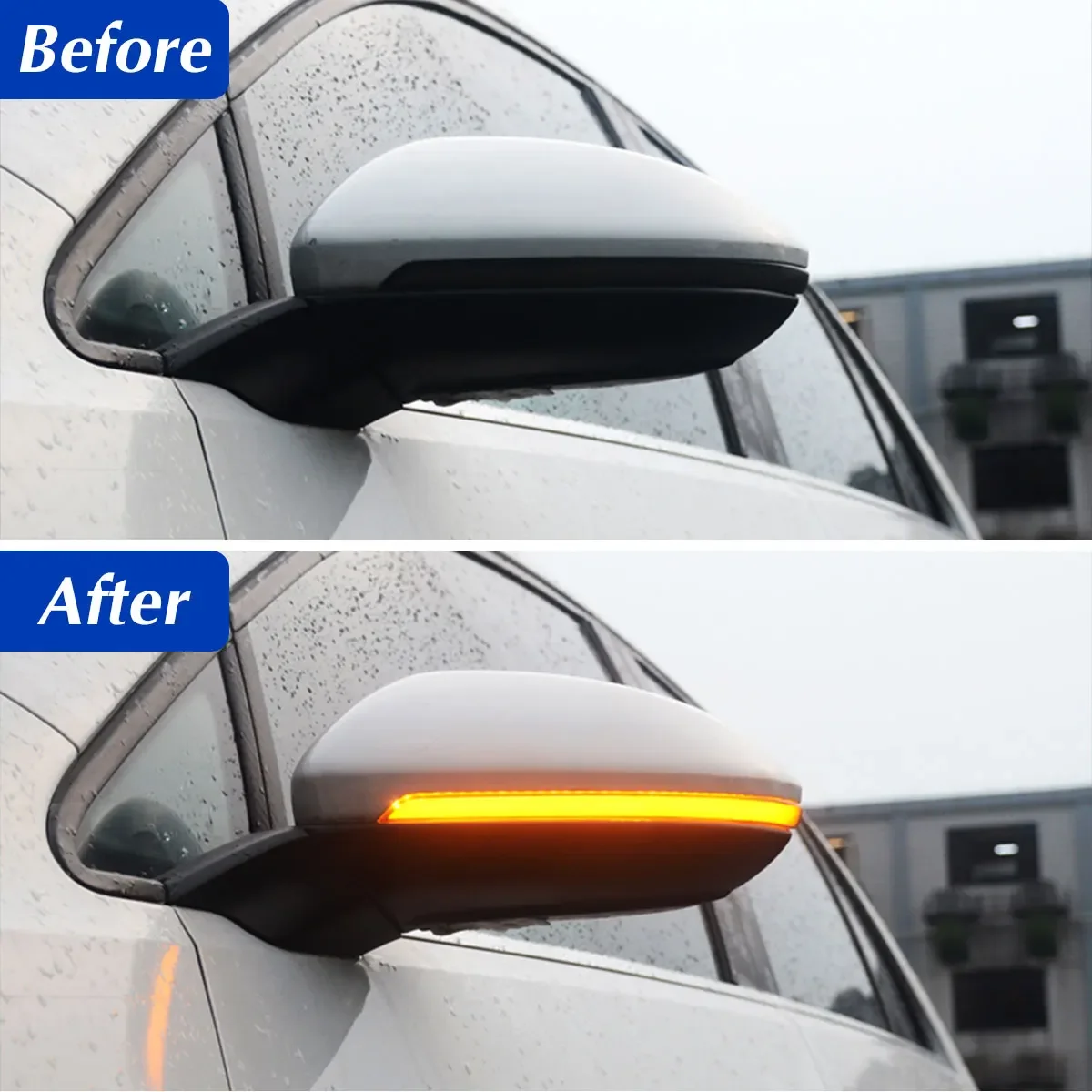 Dynamic Blinker LED Turn Signal Rline Mirror Light 2 Modes for VW Golf MK7 7 GTI R GTD 7.5 GTI R Sportsvan Touran L II Lamando